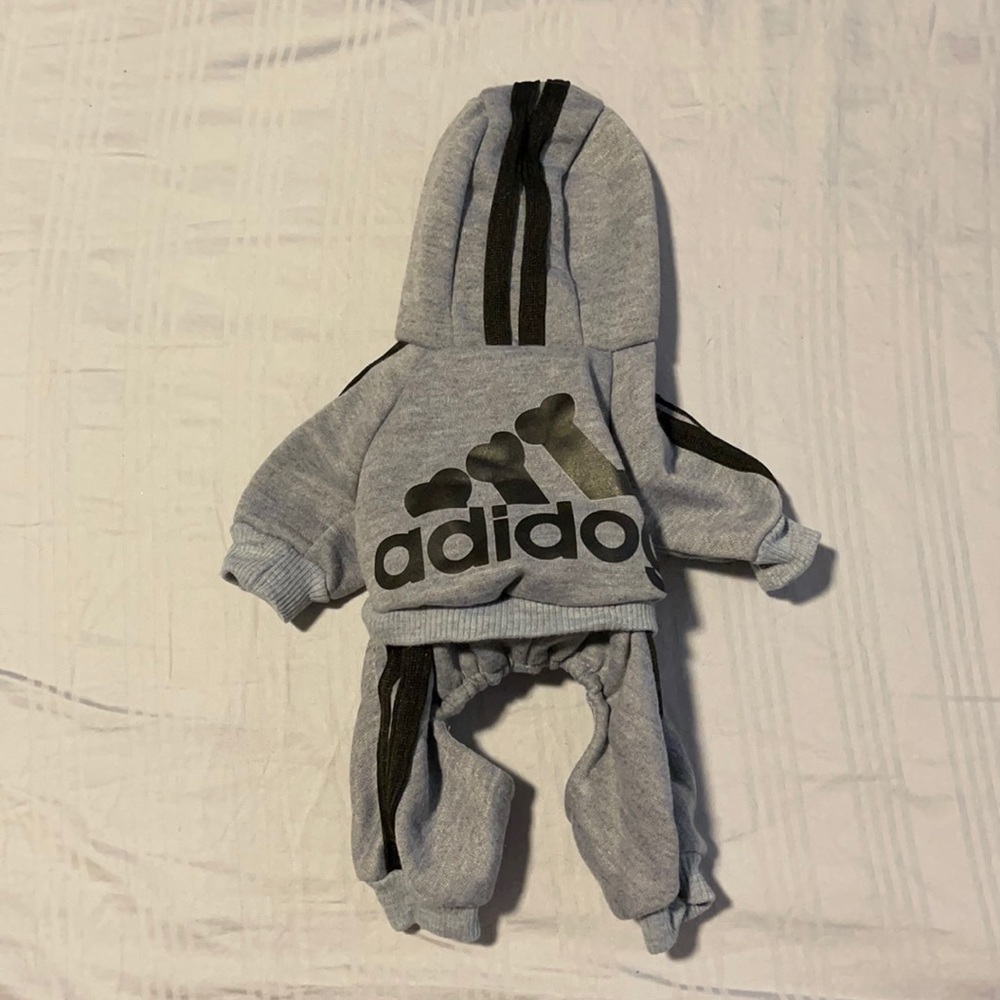 Adidog Hoodie Dog Sweater NWOT